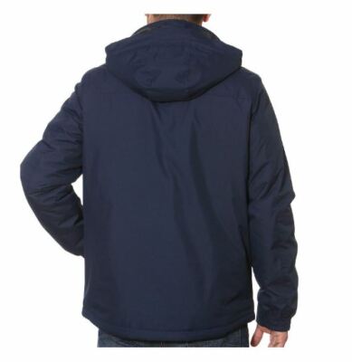 ZeroXposur Water Resistant Hooded Jacket L Navy Blue Long Sleeve