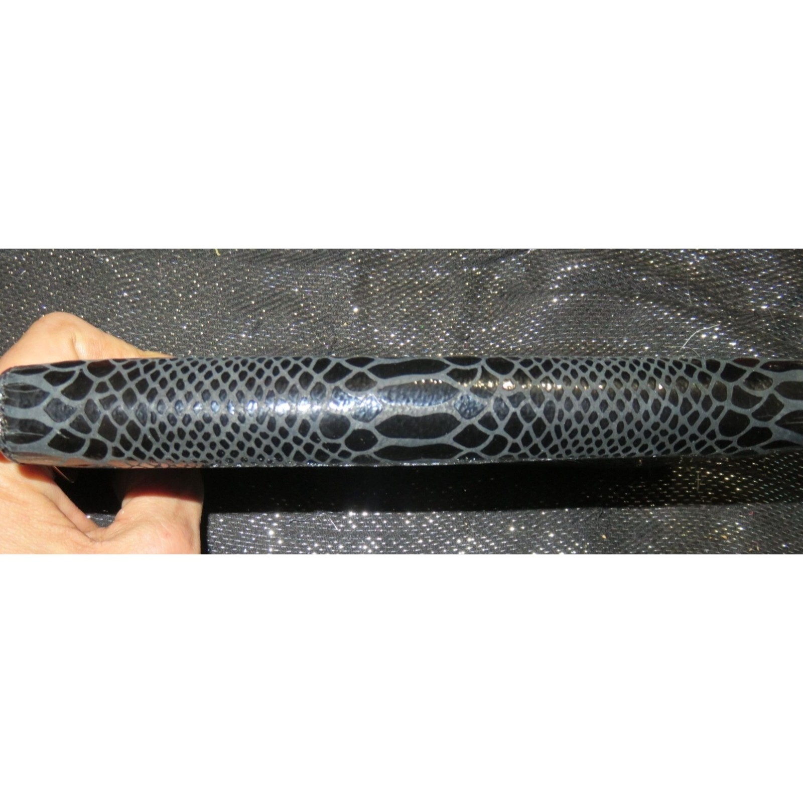 Michael Kors Jet Set Black Python Embossed Leathe… - image 4