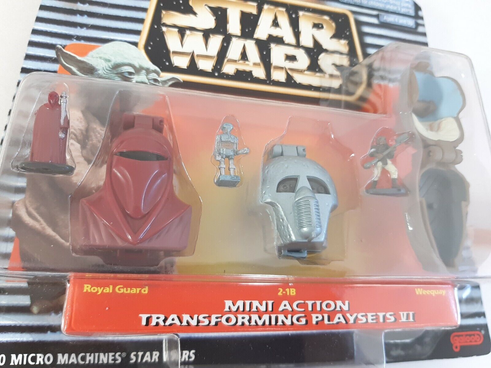 Star Wars Micro Machines Mini Action Transforming Playsets VI Galoob Heads RARE