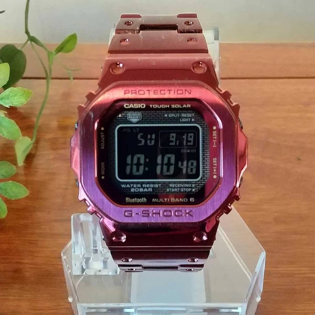 Casio G-Shock GMW-B5000RD-4JF Bluetooth Solar Powered Radio [Near Mint]