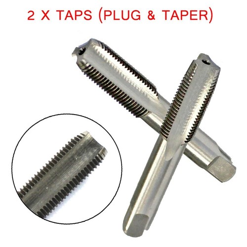 Replacement M10 X 1mm Tap Metric 10mm X 1mm 2pcs Drilling Tool Durable replacement-m10-x-1mm-tap-metric-10mm-x-1mm-2pcs-drilling-tool-durable