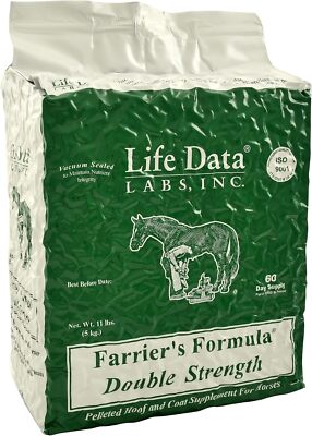 Transpet，LIFE DATA LABS Farrier S Formula 2X Strength Bag, 11 lb.