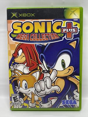 Sonic Mega Collection Plus (Microsoft Xbox, 2004) Complete Tested Works 