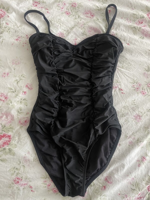 Stunning Black One Piece Swimsuit For Sale By ABS Size 4
