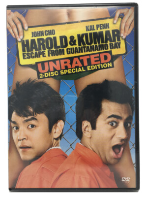 Harold & Kumar Escape From Guantanamo Bay-Unrated DVD 2-Disc Special Edition-NEW