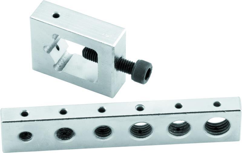 BikeMaster Safety Wire Drill Guide for Secure Motorcycle Fastening  