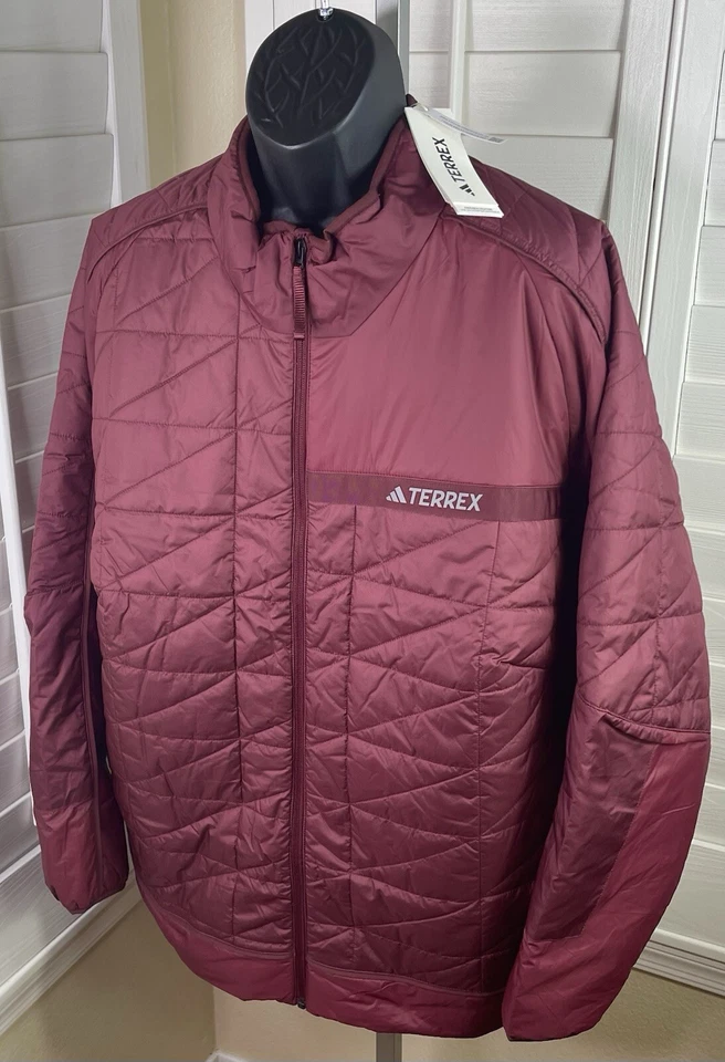 Chaqueta de Senderismo Adidas Terrex Multi Aislamiento Rojo Sombra IB4210, Mujer’s Plus 4X Foto 3 de 4