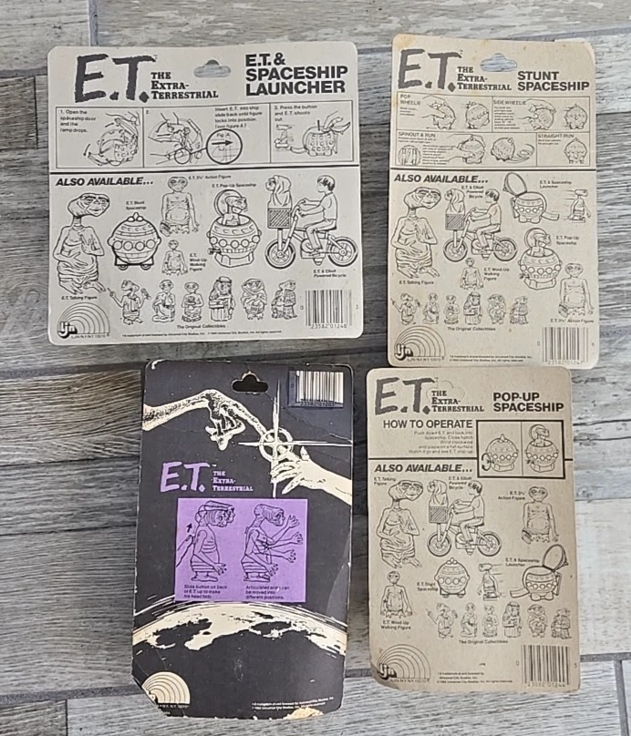 地外 E.T. 批量 1247,1244 1248 1205 密封卡片 复古 — 第 4/4 张图片