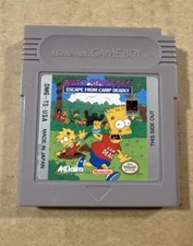 Thumbnail of ebay&reg; auction 126661000876 | Nintendo GameBoy ~ Bart Simpsons Escape From Camp Deadly Authentic Game Works