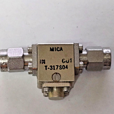 MICA Microwave T-317S04 SMA  17-21 GHz isolator 18 dB tested see analyzer plots