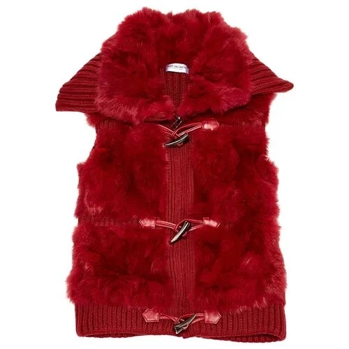 Yves salomon rabbit fur hotsell vest