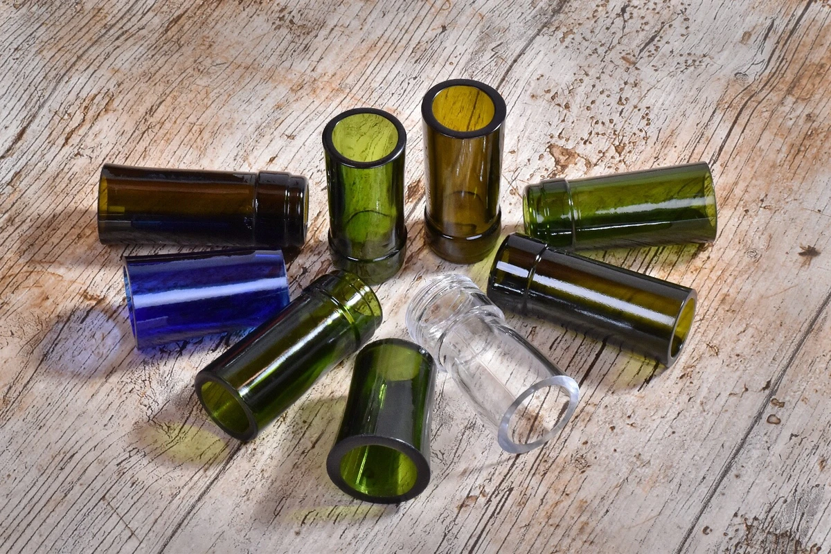 Wine bottle 2024 guitar slide