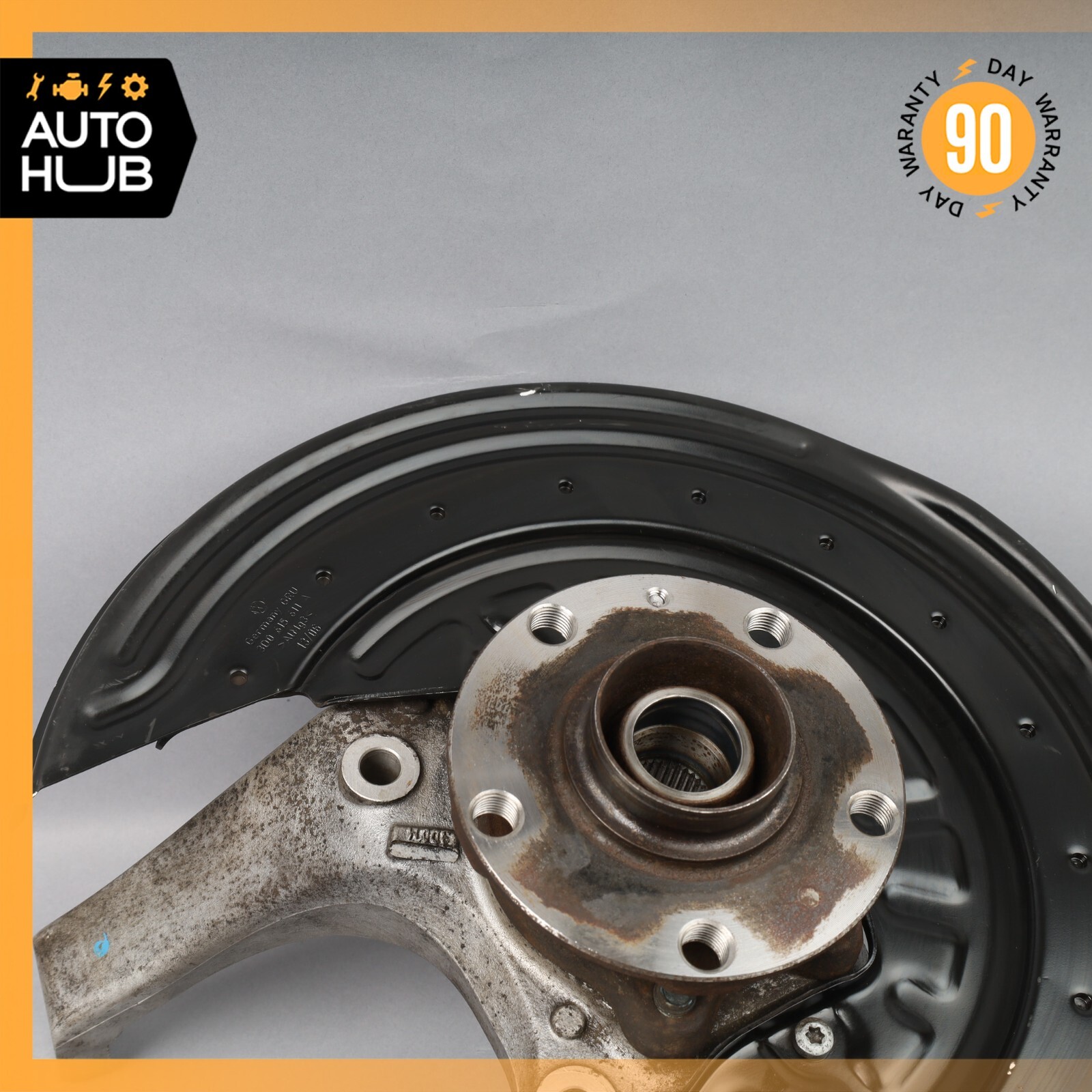 03-13 Bentley Continental GT Rear Left Driver Side Spindle Knuckle Hub OEM