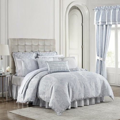 Croscill Mia Blue Dust 12pc Polyester 