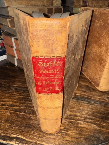 Antique 1756 Altes Testament-Christoph Starke-Old Cursive German Text-Volume Ill