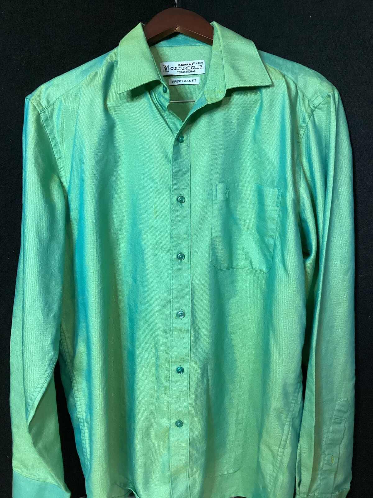 Ramras Culture Club Traditional Men’s Dress Shirt~ Prestigious Fit 42 Cm