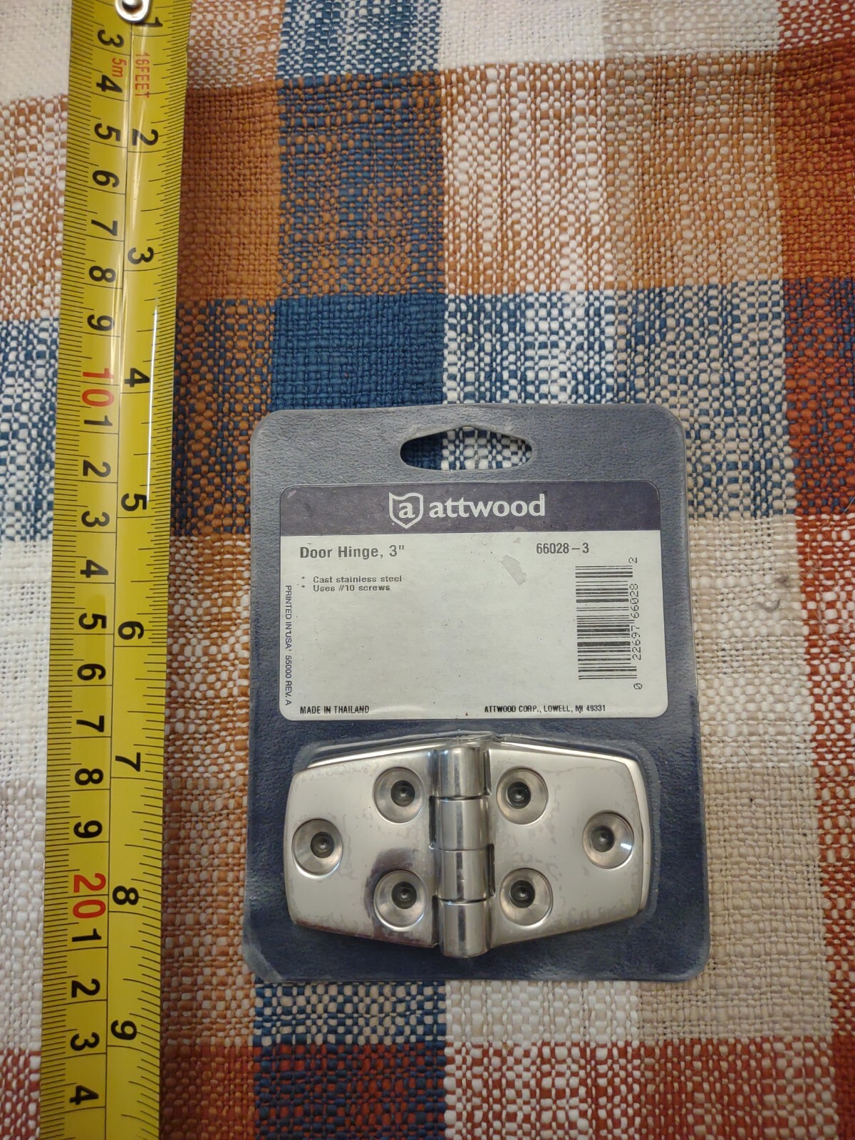 Attwood Door Hinge 3" Cast Stainless Steel Marine Hinges eBay