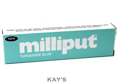 NEU TÜRKISBLAU MILLIPUT EPOXYKITT, MODELLIERUNG, FORMEN, KOSTENLOSER POST 1. KLASSE