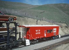 Western Pacific No. 462 Bay Window Caboose 4 x 6 Photo March 1981