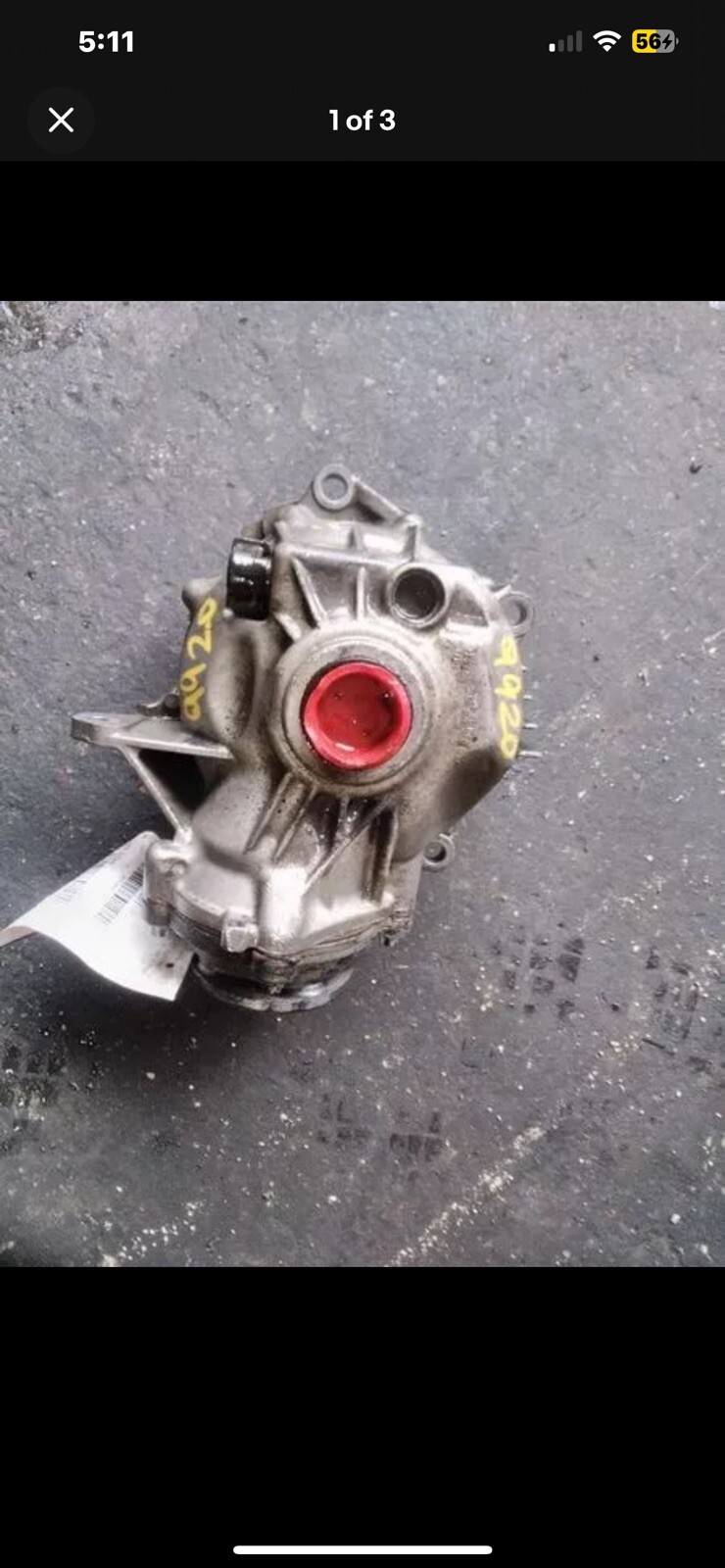 10-2012 Mercedes W204 C300 E350 4Matic Front Axle Differential Carrier Diff OEM