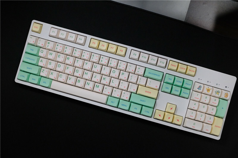 Keycaps PBT Digimon Adventure – 146 Tasti Per Tastiera Meccanica Cherry MX
