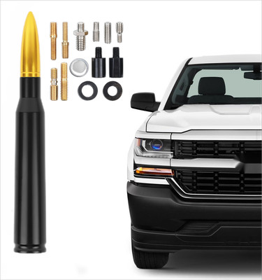 Golden Black BULLET ANTENNA 50 CAL for Chevy Goldenado 1500 HD Classic 2007 USA