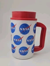 Vtg Whirley Warren PA RARE NASA/JPL Employees Travel Mug Very Good Condition