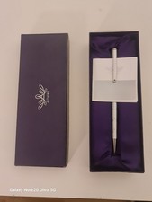 althorp silver enamel pen.beautifull pen. unusual.brand new