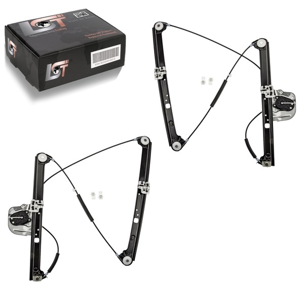 2X Fensterheber Vorne Links Rechts Elektrisch Ohne Motor FüR BMW X5 E53 00-06-image
