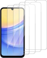 4-Pack Tempered Glass Screen Protector for Samsung Galaxy A16 5G, Anti Scratch