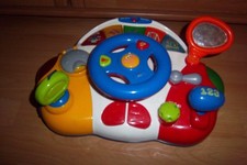 Lernspielzeug * Chicco Lenkrad Cookpit Auto Spielzeug in Deutsch & Englisch