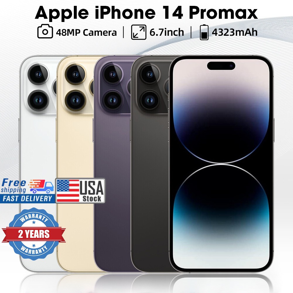 FACTORY NEW APPLE IPHONE 14 PRO MAX 512GB ~128 UNLOCKED AT&T