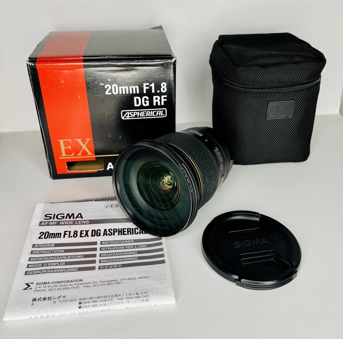 Sigma f/1.8 Camera Lenses 20mm Focal for sale | eBay