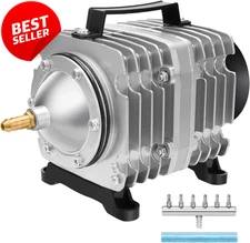 Commercial Aquarium Air Pump Aluminum 1750GPH Pond Tank Hydroponics Bubbler US