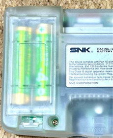 SNK Neo Geo Pocket Clear Console Tested Used Good Condition With Soft 1999 Japan