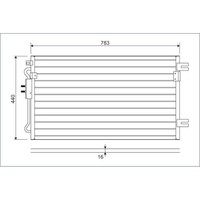 Valeo 817739 Kondensator Klimaanlage FüR Chrysler Voyager RG RS
