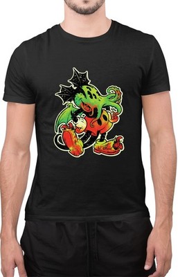 Inspiriert Mickey lustige Maus Alice im lustigen Wunderland Cthulhu T-Shirt
