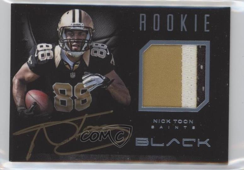 2012 Black Rookie Signature Materials Platinum Prime 26/49 Nick Toon Auto RC 0s3