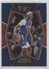 2021-22 Panini Select Premier Level Blue Prizm Brandon Boston Jr #194 xw1
