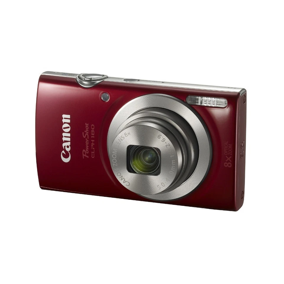 Canon PowerShot ELPH 180 20MP Digital Camera 8x Optical Zoom with Accessories - Image 4 of 4