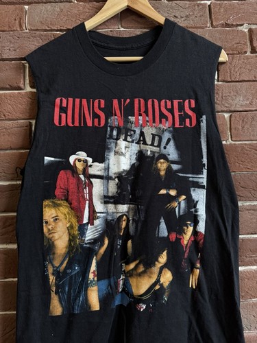 VINTAGE 90s GUNS N ROSES Dead 1991 TOUR BAND TSHIRT, $132.05 - Photo 3