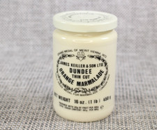 Dundee Thin Cut Orange Marmalade Jar James Keiller & Sons 1 lb Jar with Lid #1