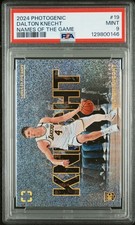 2024 PANINI PHOTOGENIC NAMES OF THE GAME #19 DALTON KNECHT PSA 9