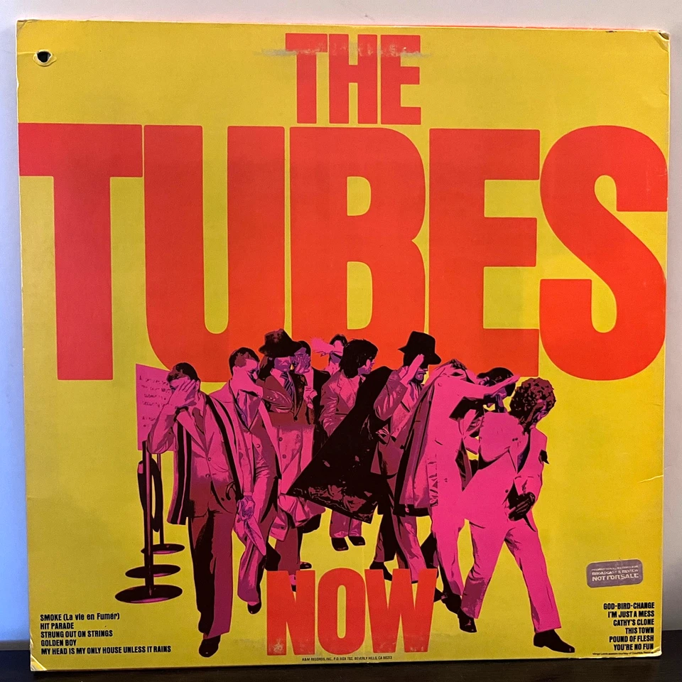 THE TUBES - Now (1977 Promo) - 12" Vinyl Record LP - EX Foto 2 de 3