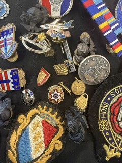 Vintage Junk Drawer Lot Estate Men’s Military Etc