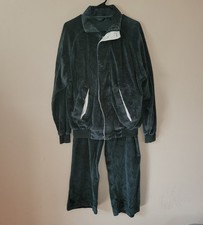 Vintage Christian Dior Monsieur Leconnaisseur Jogging Track Suit Large Velour