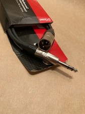 Hosa Pro Balanced Interconnect Cable - Rean 1/4" TRS To XLR3M - 5 ft