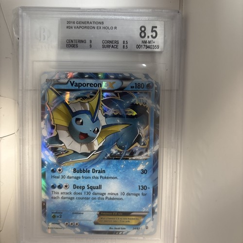 Vaporeon-EX graded BGS 8.5 for sale on eBay