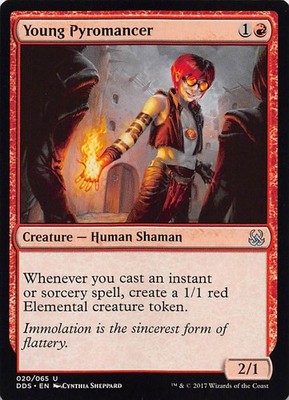 Young Pyromancer DDS 20 Normal English NM - MTG