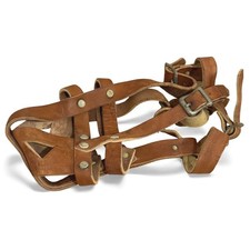 Vintage US Military Leather Dog Muzzle 1976 Ray Allen Mfg